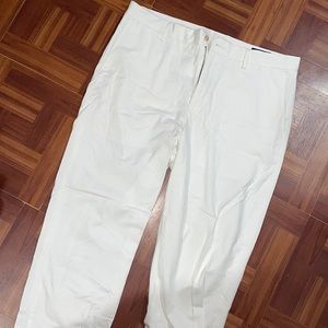 Men’s white Polo pants stretch classic fit